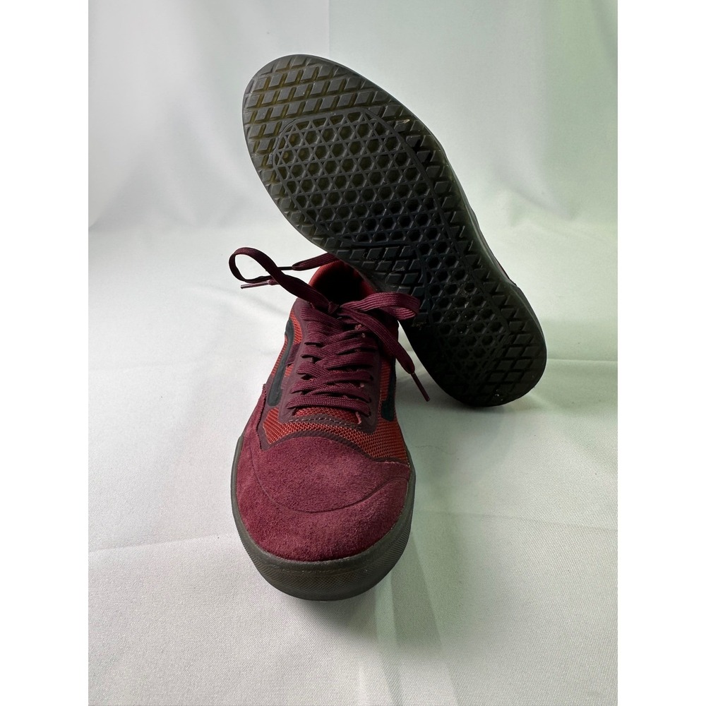 Vans AVE Pro Burgundy Suede Skate Shoes Mens Size 8 Skateboarding Sneakers - Picture 2 of 14